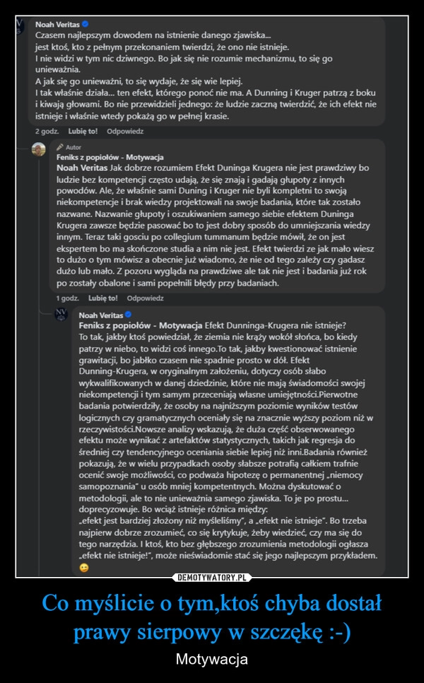 
    Co myślicie o tym,ktoś chyba dostał prawy sierpowy w szczękę :-)