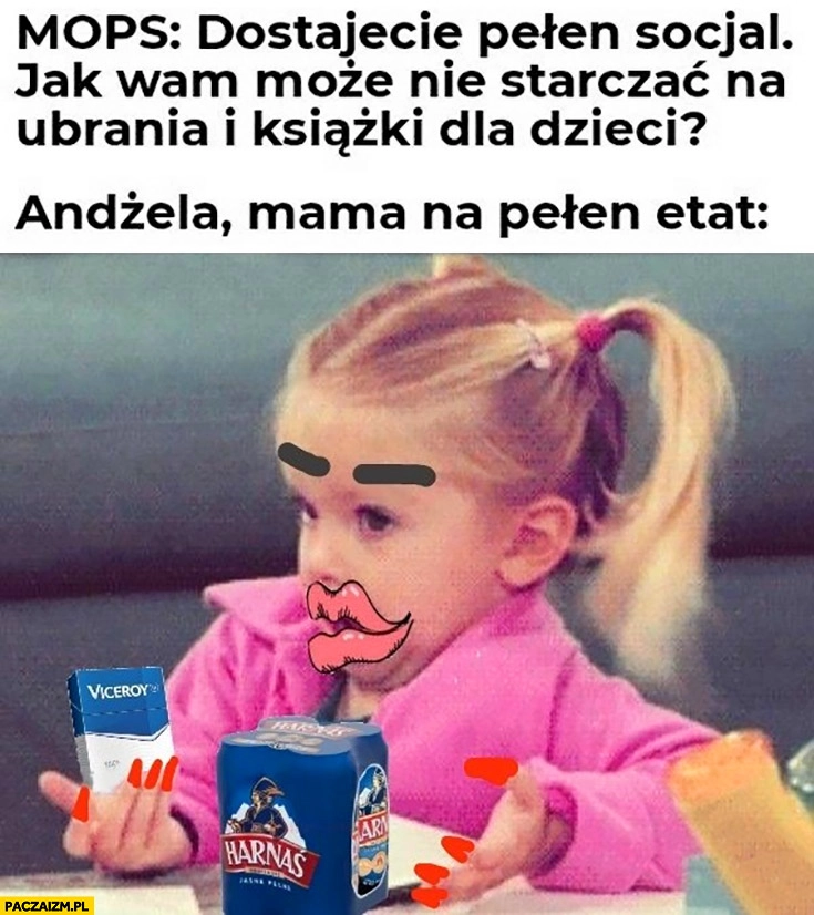 
    MOPS: dostajecie pełen socjal jak wam może nie starczać na ubrania i książki dla dzieci? Andżela mama na pełen etat nie wie