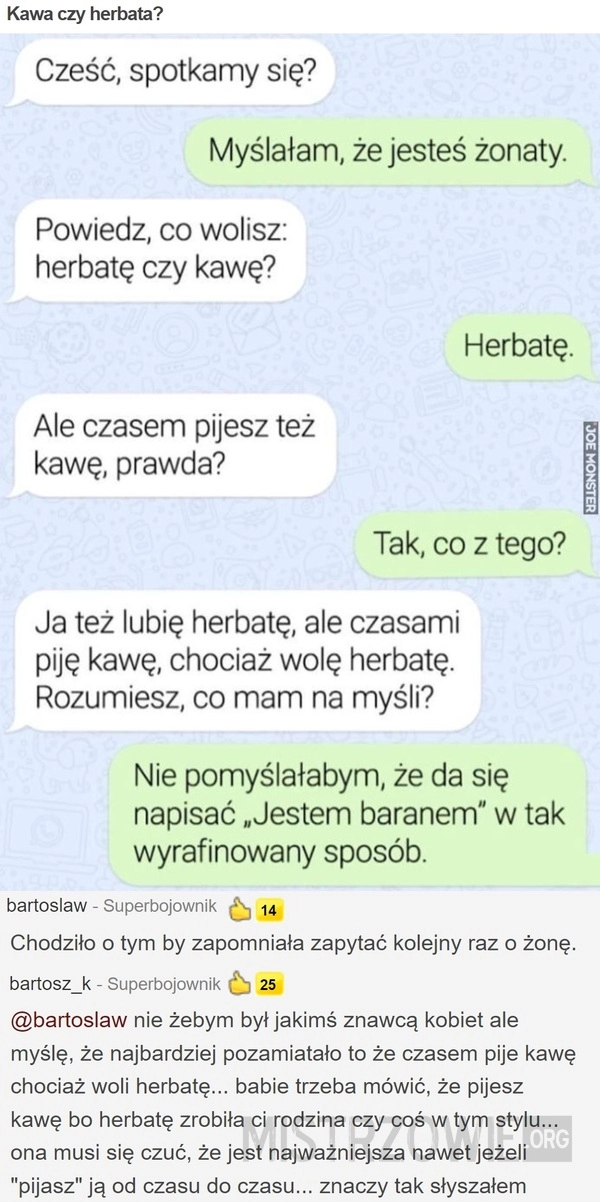 
    Kawa czy herbata?