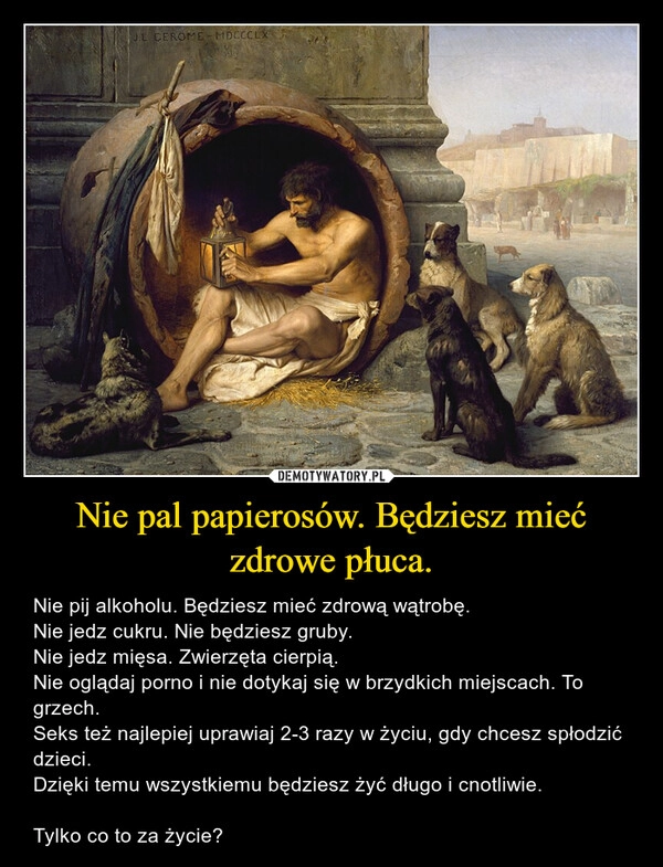 
    Nie pal papierosów. Będziesz mieć zdrowe płuca.