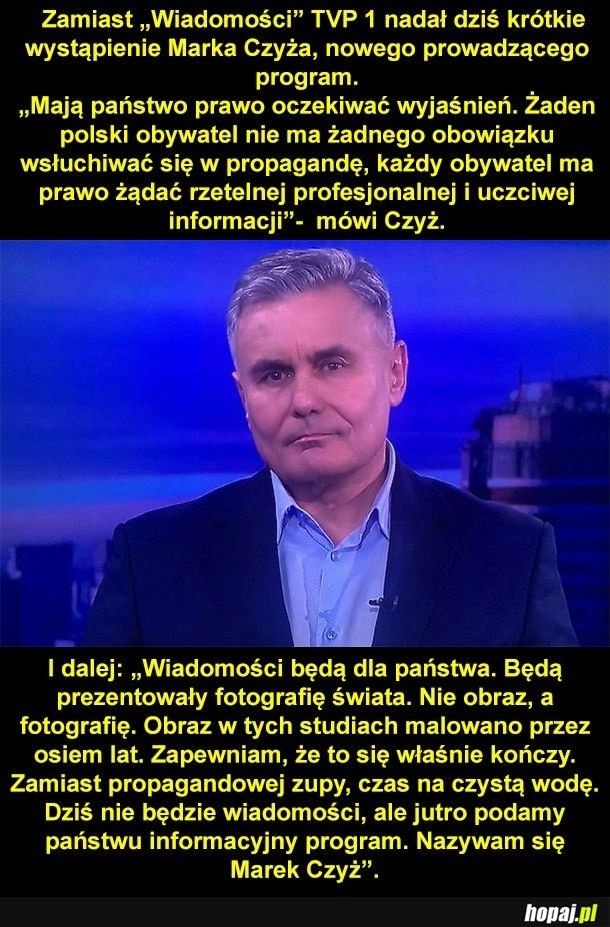 
    Wiadomości dziś nie było