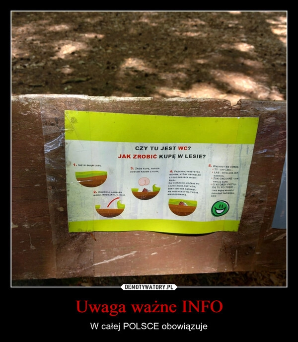 
    Uwaga ważne INFO