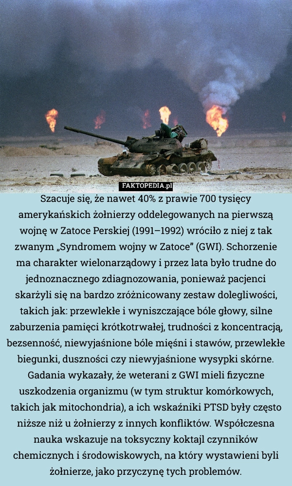 
    Szacuje się, że nawet 40% z prawie 700 tysięcy amerykańskich żołnierzy oddelegowanych