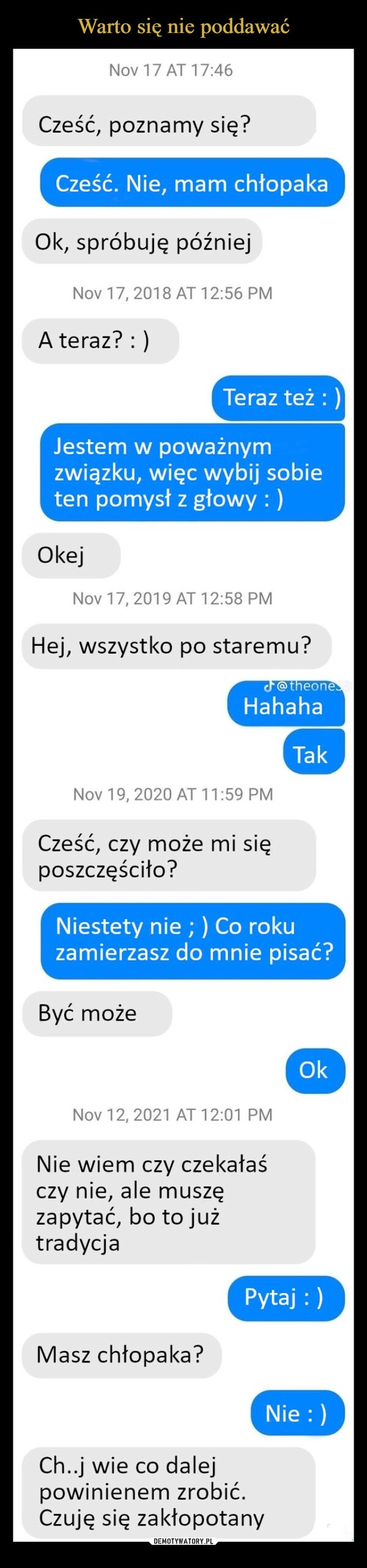 
    Warto się nie poddawać