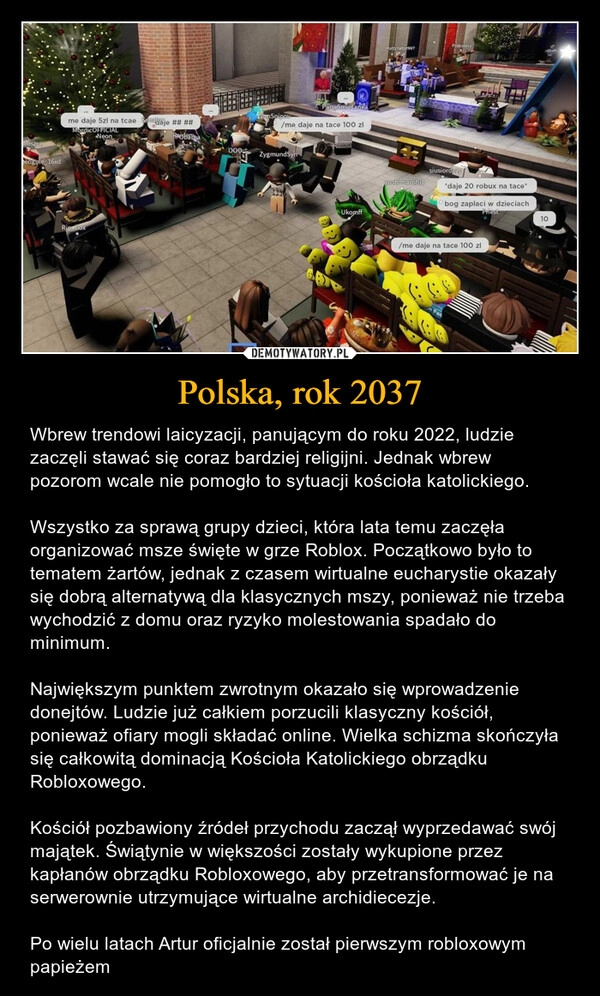 
    Polska, rok 2037 