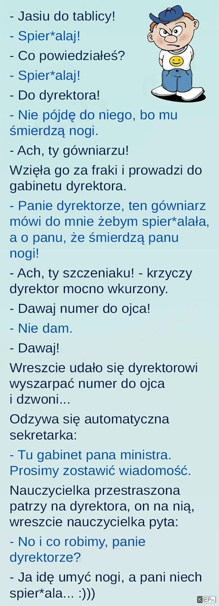 
    Jasiu znów narozrabiał 