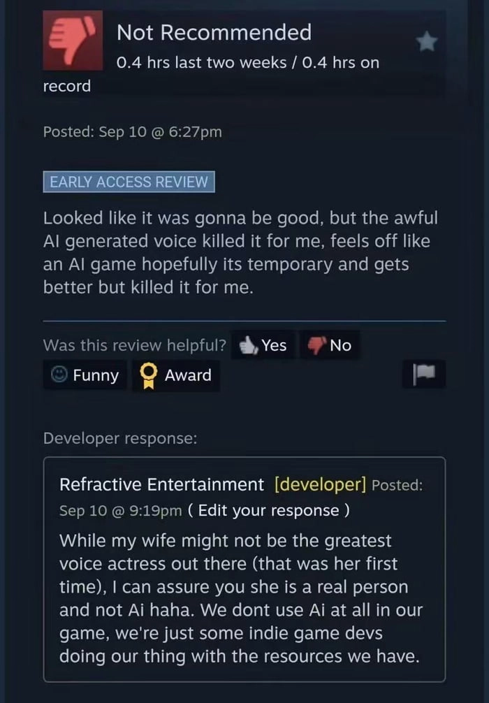 It's an H-game.