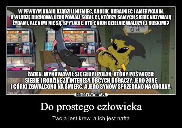 
    Do prostego człowieka