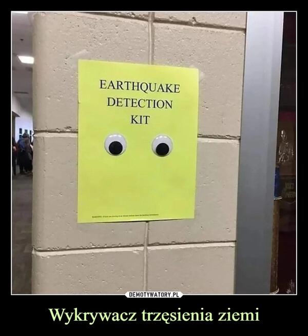 
    Wykrywacz trzęsienia ziemi 