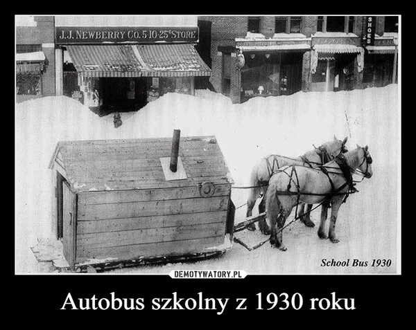 
    Autobus szkolny z 1930 roku