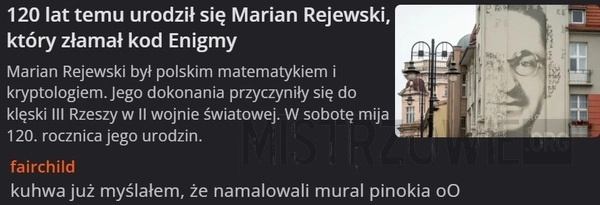 
    Marian Rejewski