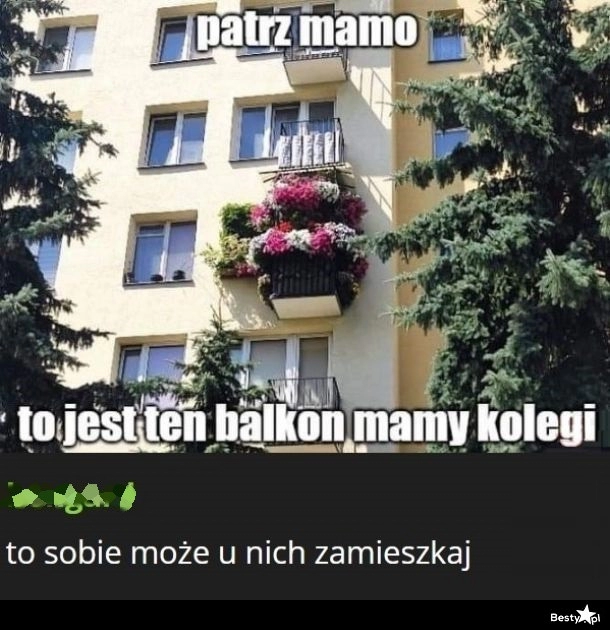 
    Balkon mamy kolegi 