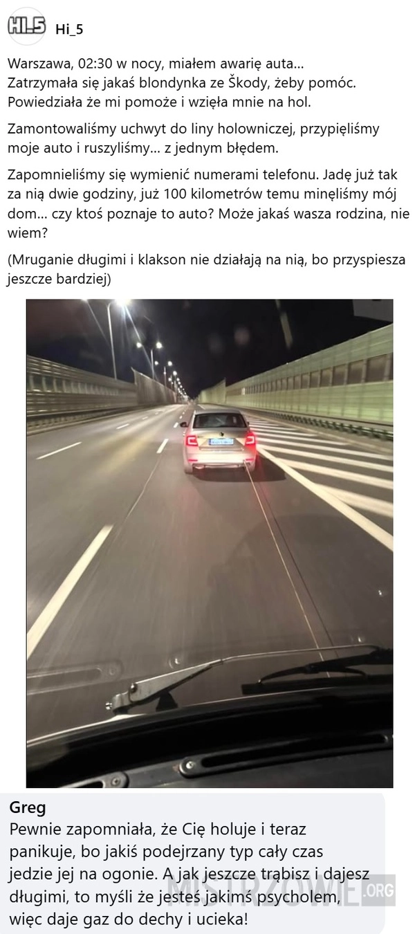 
    Jakaś blondynka ze Škody