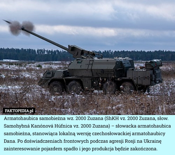 
    Armatohaubica samobieżna wz. 2000 Zuzana (ShKH vz. 2000 Zuzana, słow. Samohybná