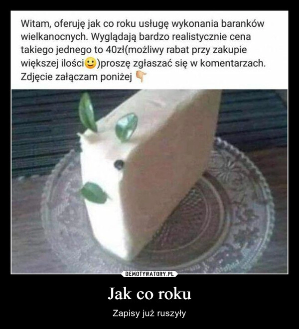 
    Jak co roku