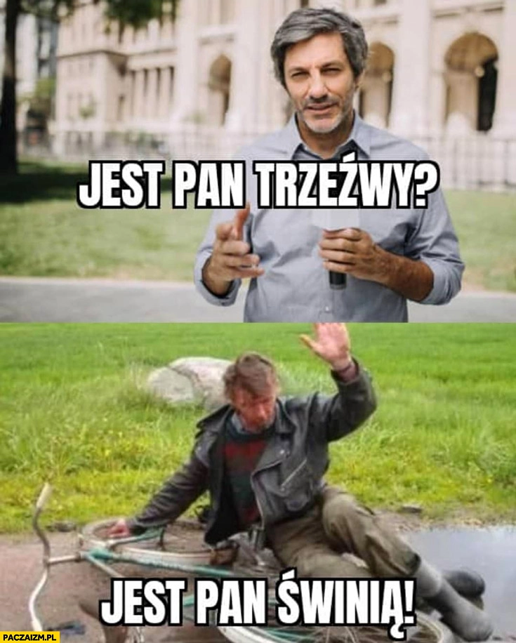 
    Jest pan trzeźwy? Kamiński odpowiada jest pan świnią