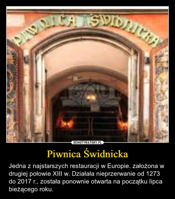 
    Piwnica Świdnicka