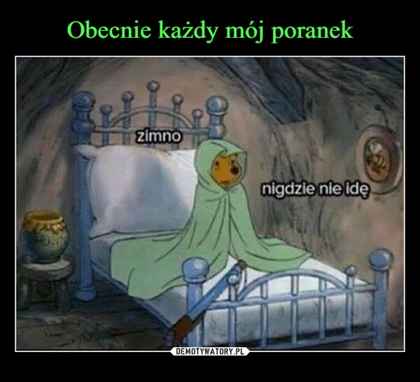 
    Obecnie każdy mój poranek