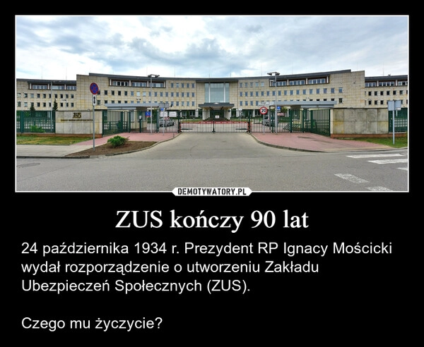 
    ZUS kończy 90 lat