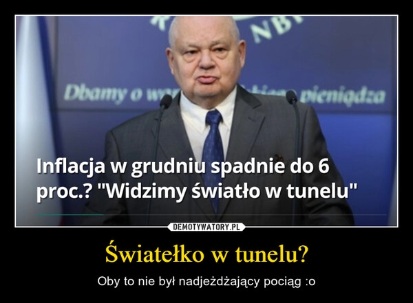 
    Światełko w tunelu?