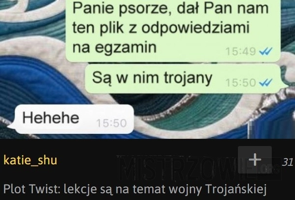 
    Profesor żartowniś