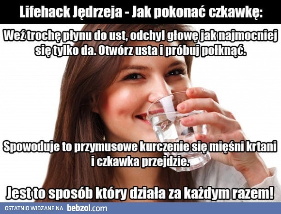 
    Sposób na czkawkę