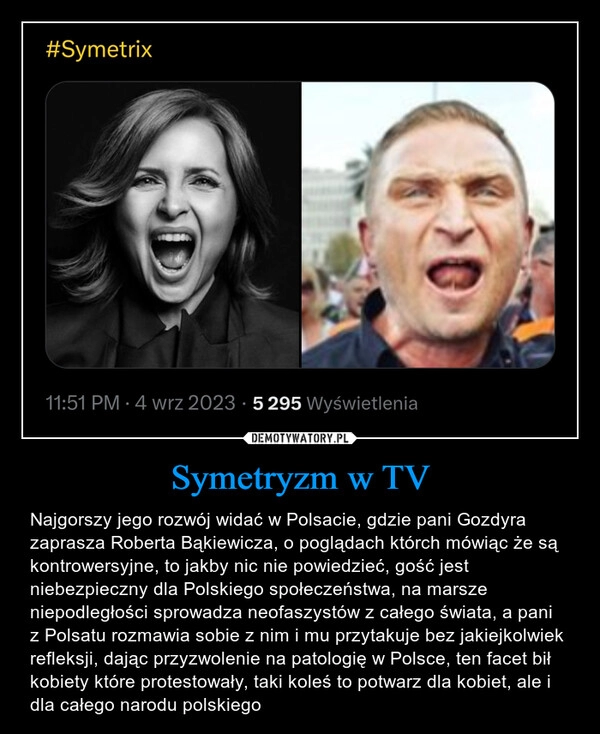 
    Symetryzm w TV