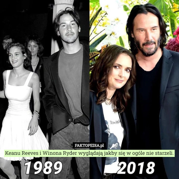 
    Keanu Reeves i Winona Ryder wyglądają jakby się w ogóle nie starzeli.