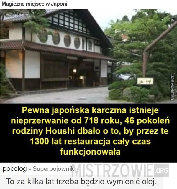 
    Magiczne miejsce w Japonii