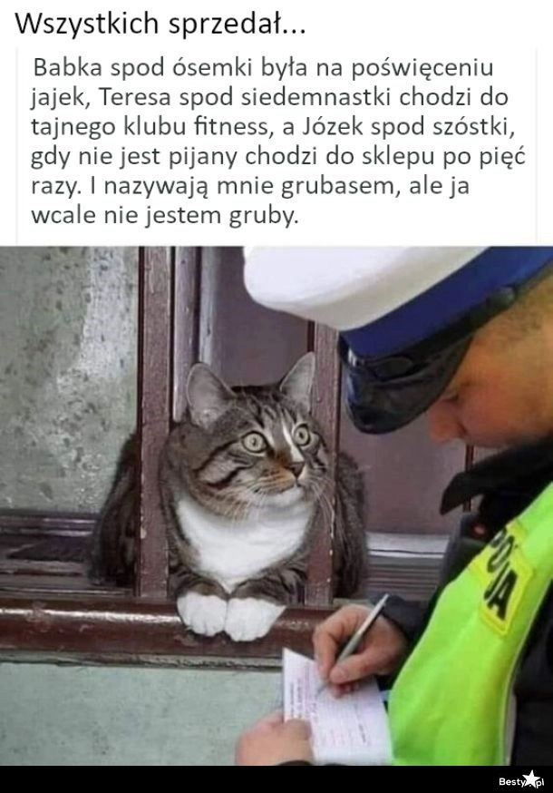 
    Wszystkich sprzedał 