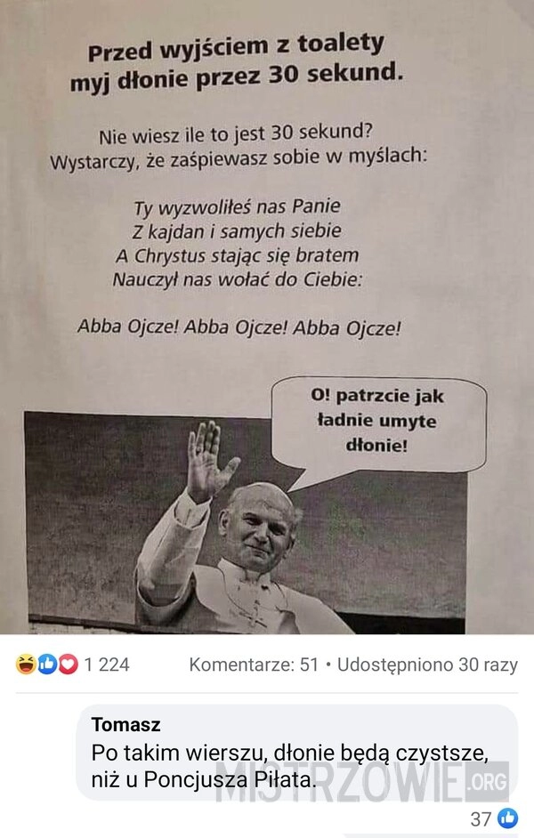 
    Przed wyjściem z toalety