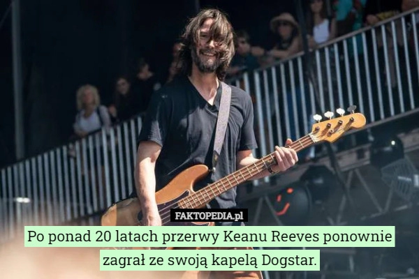 
    Po ponad 20 latach przerwy Keanu Reeves ponownie zagrał ze swoją kapelą