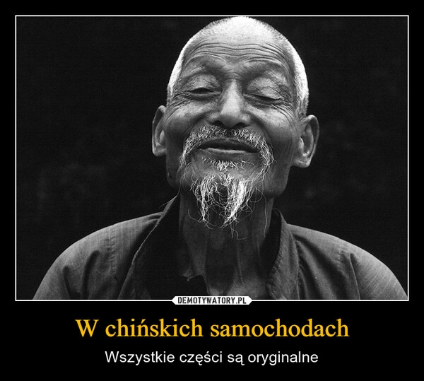 
    W chińskich samochodach