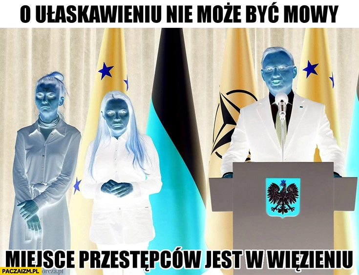 
    Evil Andrzej Duda o ułaskawieniu nie może być mowy miejsce przestępców jest w więzieniu