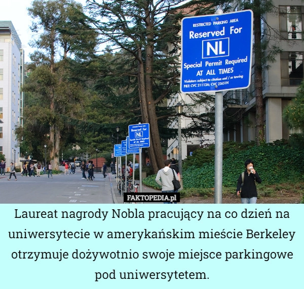 
    Laureat nagrody Nobla pracujący na co dzień na uniwersytecie w amerykańskim