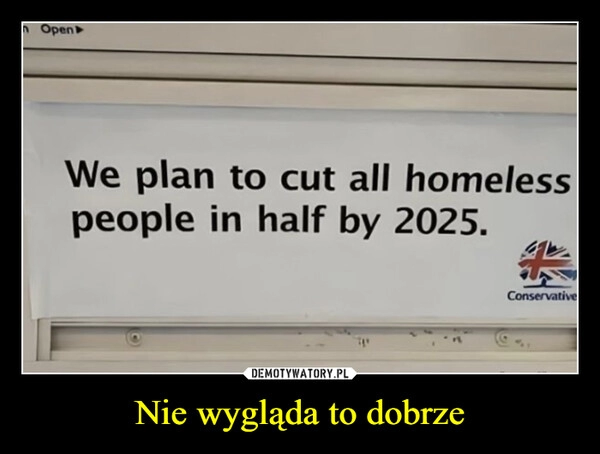 
    Nie wygląda to dobrze