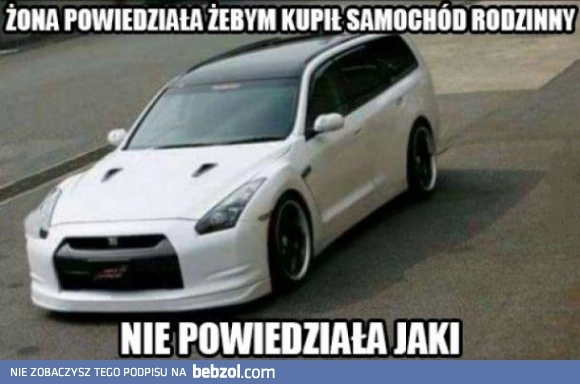 
    Samochód rodzinny