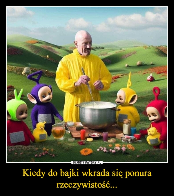 
    Kiedy do bajki wkrada się ponura rzeczywistość...