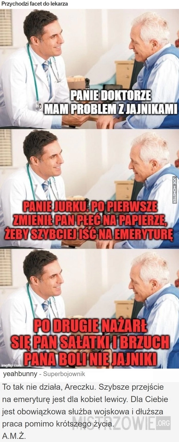 
    Przychodzi facet do lekarza