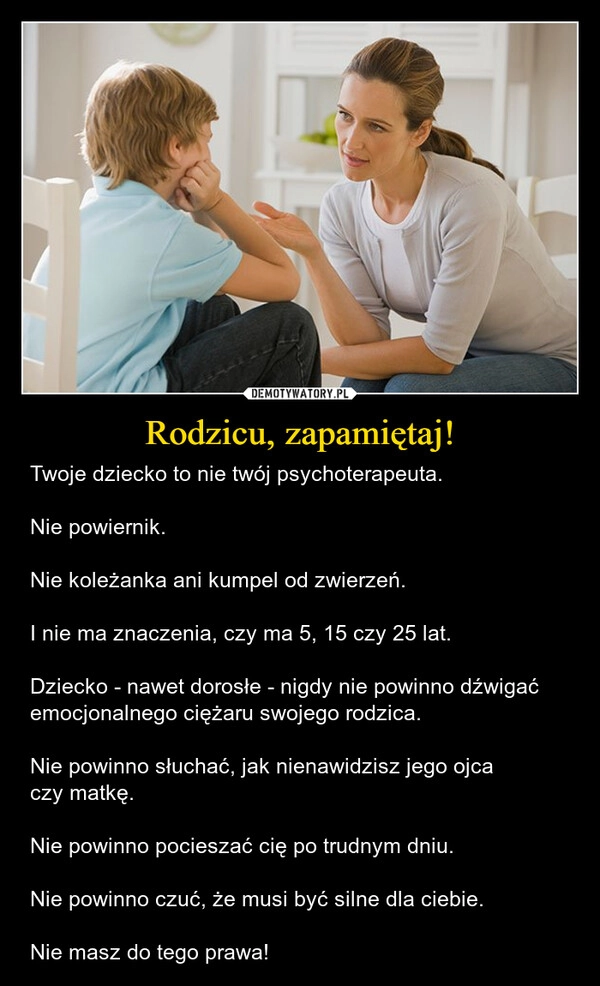 
    Rodzicu, zapamiętaj!