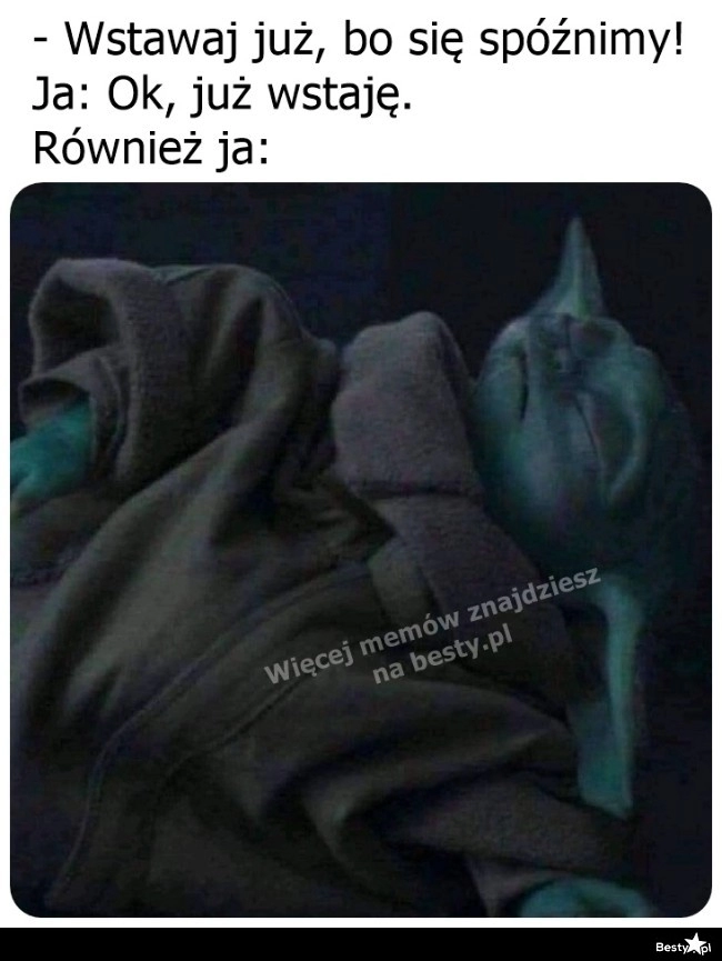 
    Jednak nie wstaję 