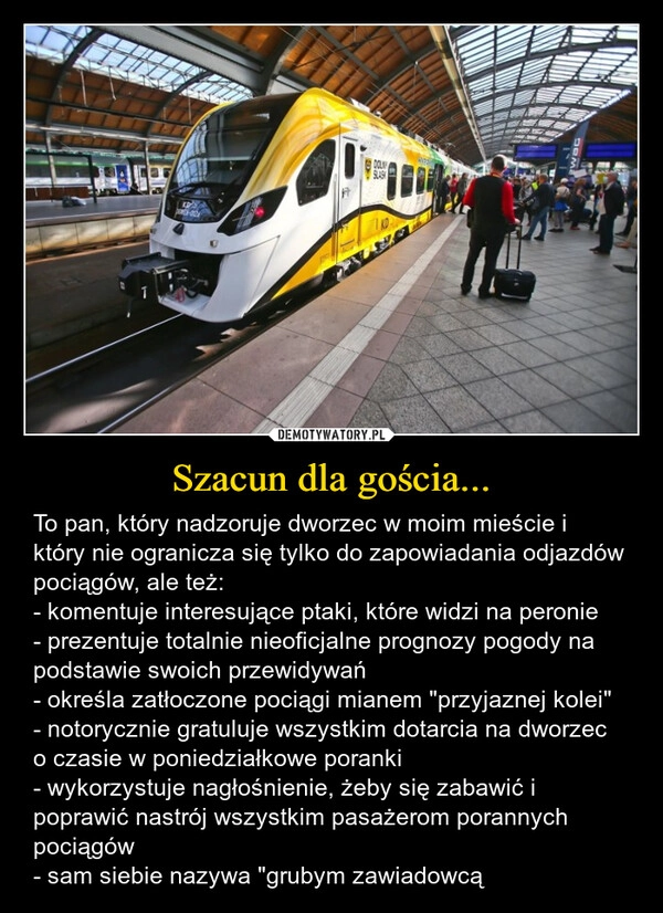 
    Szacun dla gościa...