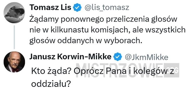 
    Ponowne przeliczenie głosów