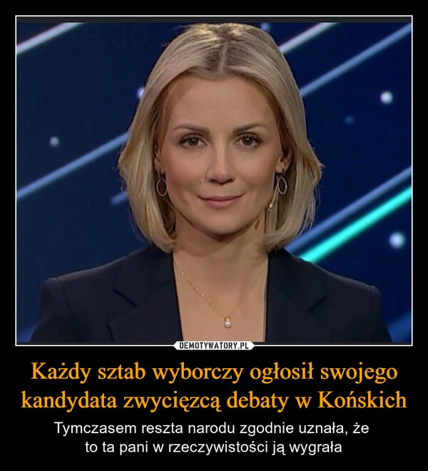 
    Każdy sztab wyborczy ogłosił swojego kandydata zwycięzcą debaty w Końskich