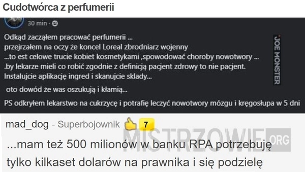 
    
			Cudotwórca z perfumerii					