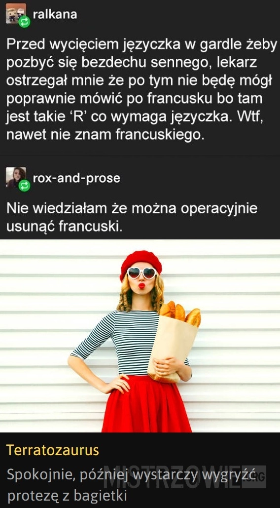 
    Sposób na pozbycie się francuskiego