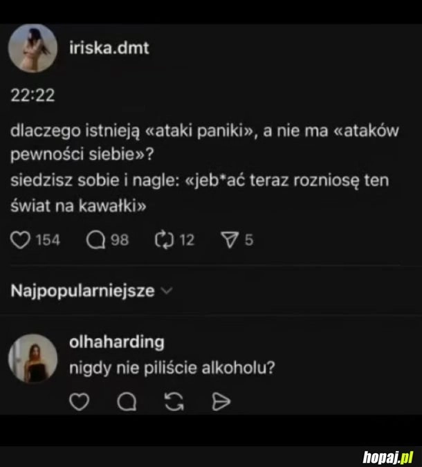 
    Atak pewności siebie