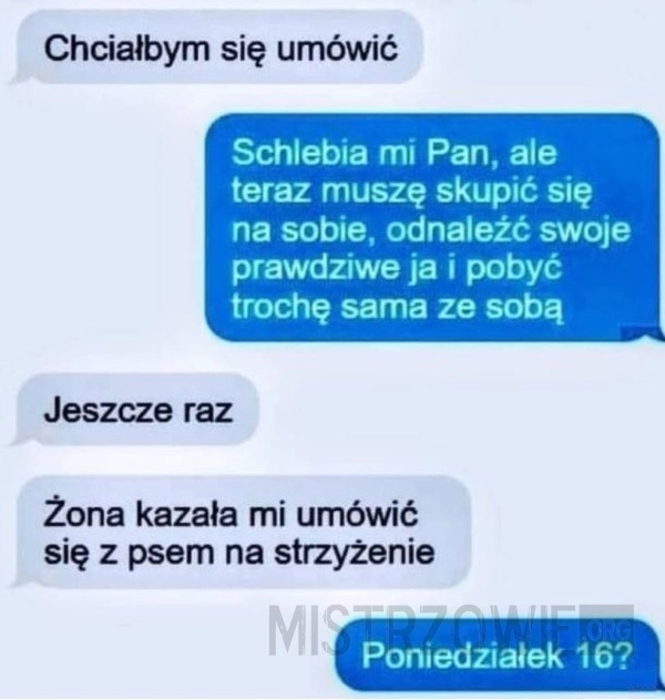 
    Chciałbym się umówić