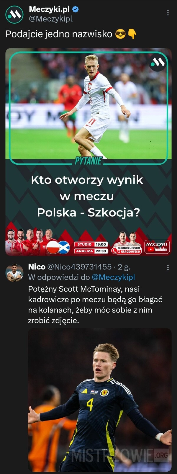 
    Kto otworzy wynik