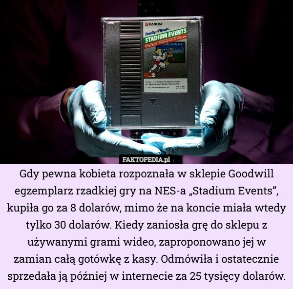 
    Gdy pewna kobieta rozpoznała w sklepie Goodwill egzemplarz rzadkiej gry...